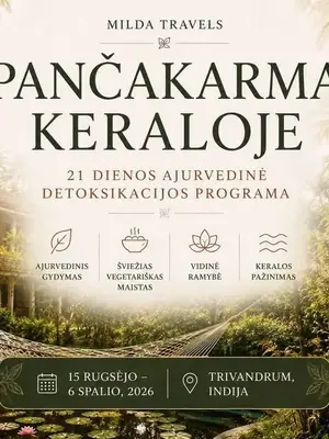 Ajurvedinė Organizmo Valymosi Programa poster